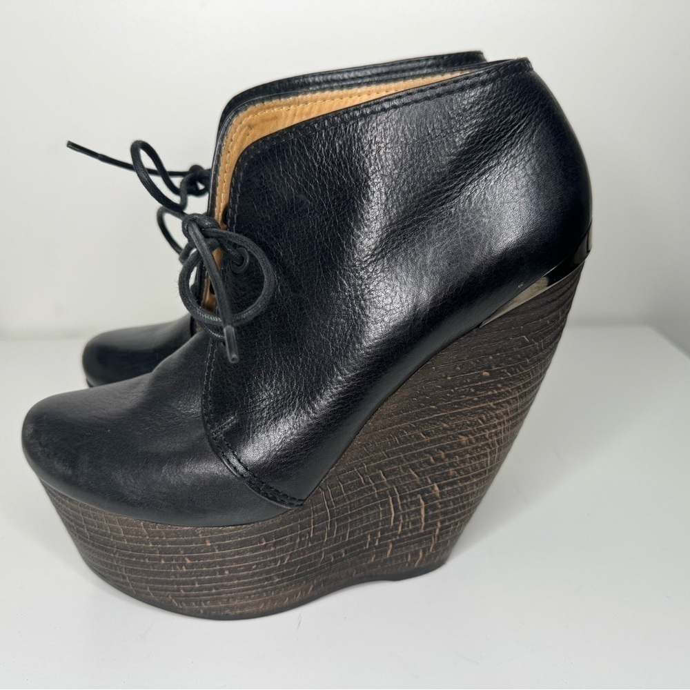 Lanvin Black Platform Booties - Size 39 - Picture 7 of 11